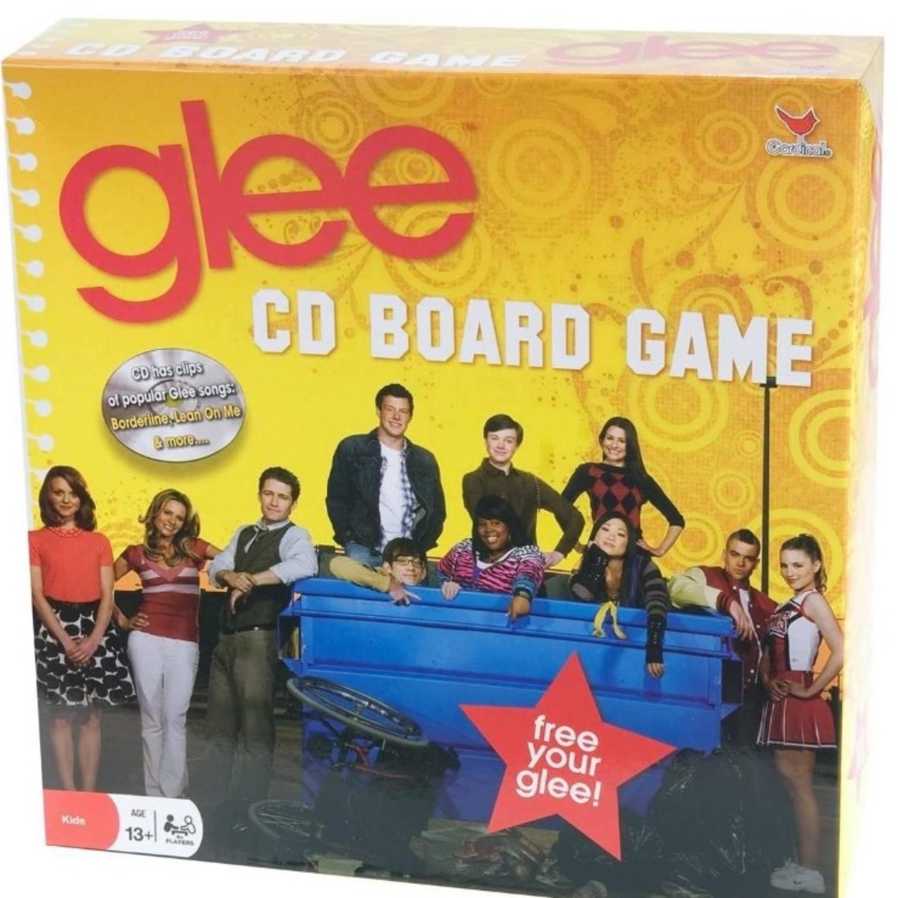 New in box (factory sealed) Glee CD board game